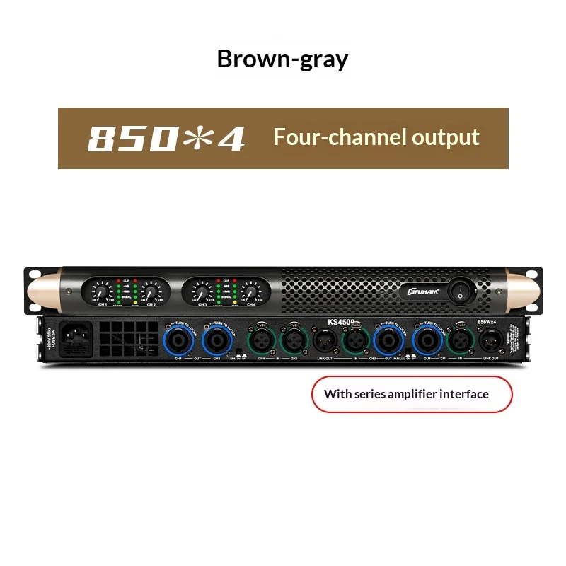 HF Power Amplifier Digital Home KTV Stage Performance Heavy Bass Stage HIFI Audio Amplifier Digital Amplifier Audio