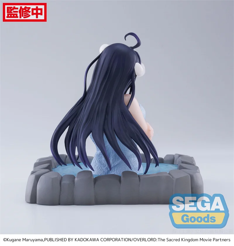 Em estoque SEGA OVERLORD Hot Spring Albedo Private Banheiro Ver. Brinquedo de coleção de modelo de figuras de ação de anime em PVC