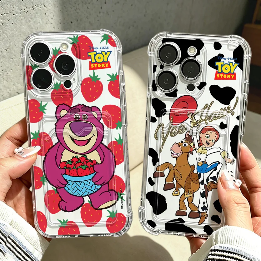 Cartoon Toy Storys Card Hold Case for Samsung Galaxy A17 A07 A56 A36 A26 A55 A35 A06 A05 A24 A14 A54 A15 A05S A25 A34 A23 4G 5G