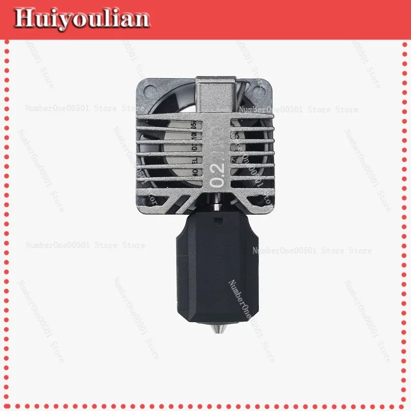 For  P1 Series Full Metal Hotend Kit Stainless Steel Nozzle Assembly Upgrade Replacement Part 0.2mm mP1S