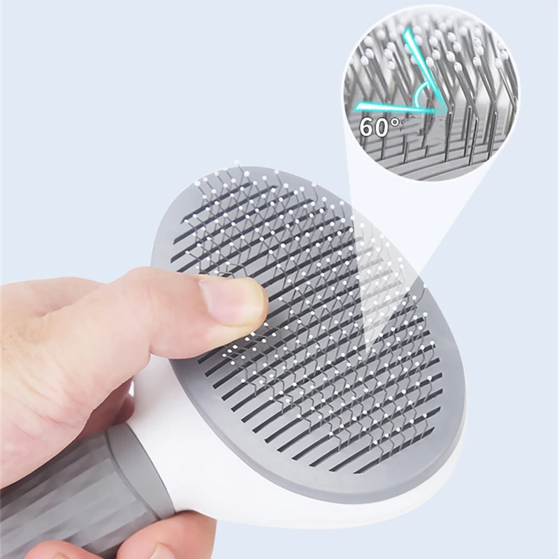 Pet Dog Hair Brush Cat Comb Grooming And Care Cat Brush Stainless Steel Comb For Long Hair Dogs Cleaning Pets Dogs Accessories