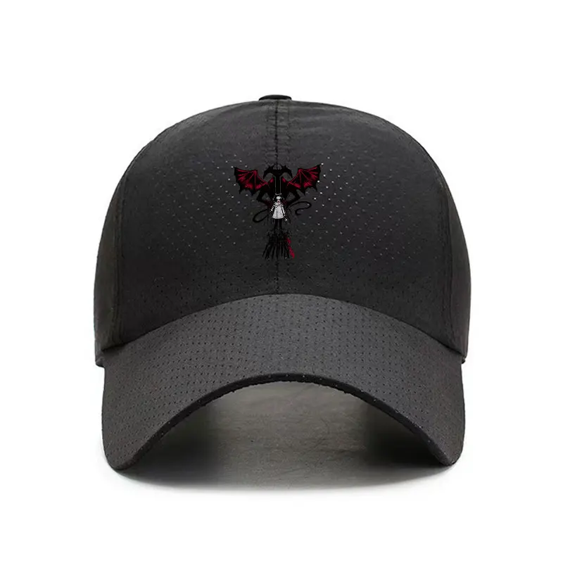 Demon Crying Quick Dry Baseball Cap Breathable Sports Hat for Men Outdoor Running