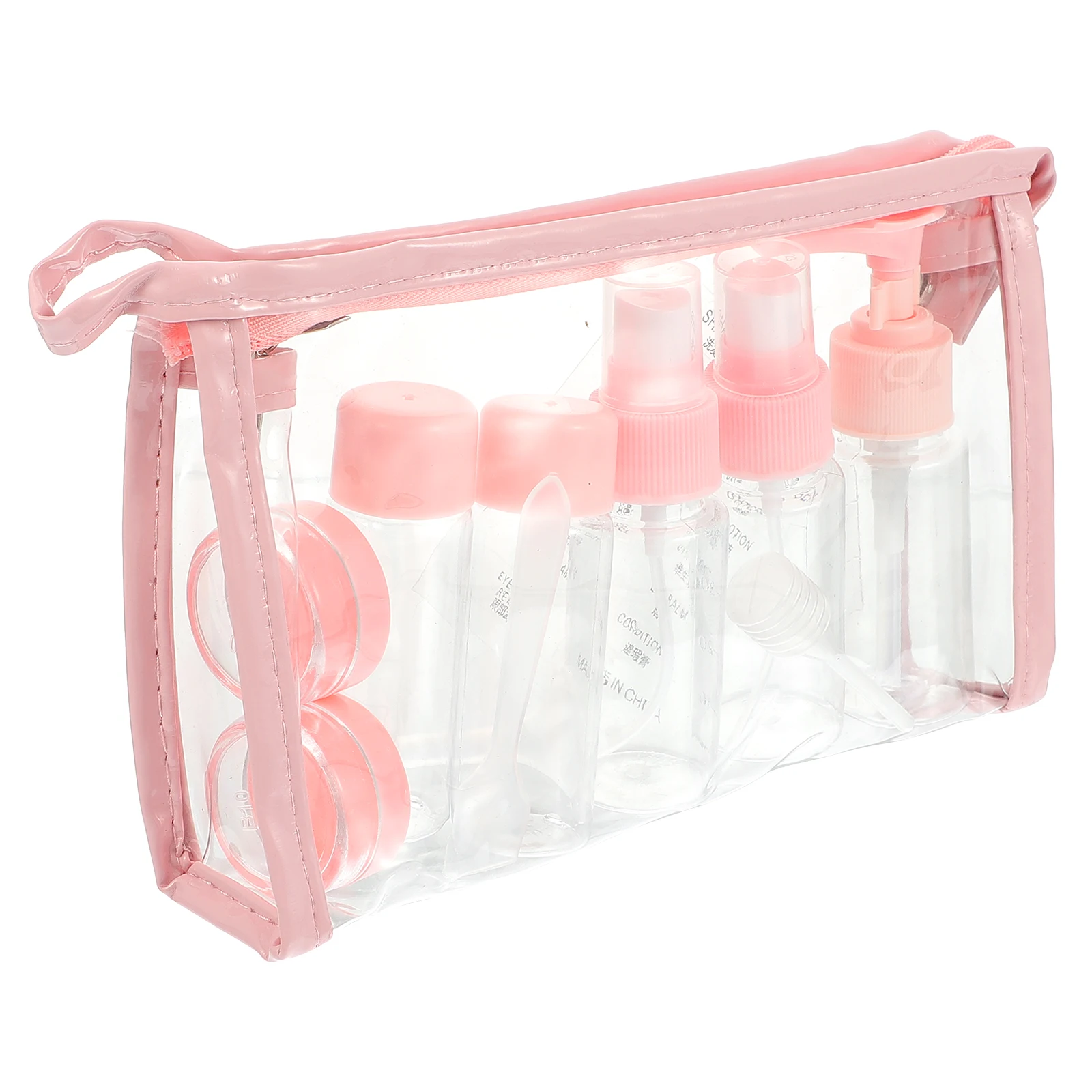 

Cosmetics Refill Bottles Set Plastic Containers for Travel Skin Care Lotion Storage Subdivision Reusable Gifts
