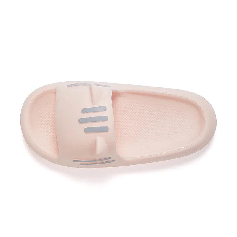 Spring And Summer New Cute Cartoon Cute Cat Slipper Couple Men And Women's Home Slippers Thick Sole Anti Slip Slides Flip Flops