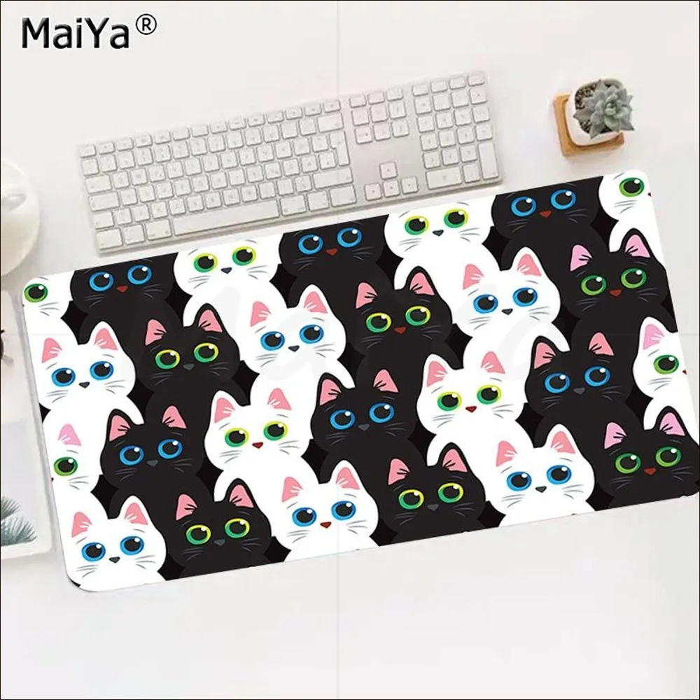 Cartoon Cat Mousepad Beautiful Durable Rubber Mouse Mat Pad Size For CSGO Game Player Desktop PC Computer Laptop