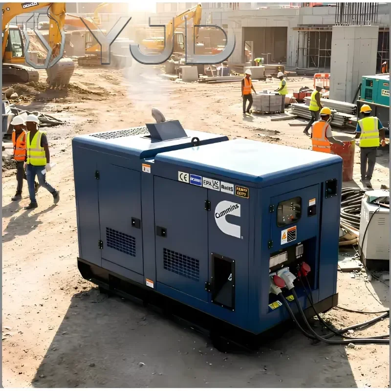 Factory Direct Price Single Phase 220V Silent Frame 20Kva 50Kva 100Kw Type Generator with Low Fuel Consumption
