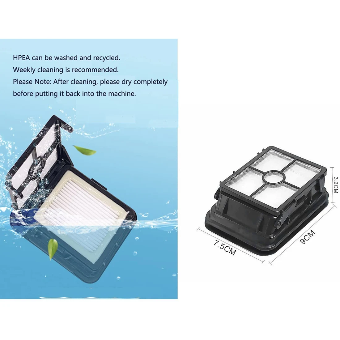 Сменный фильтр для Bissell Crosswave 3-в-1, 1866F, моющийся фильтр для 17132 2225N 2582N 1785 17852 17853