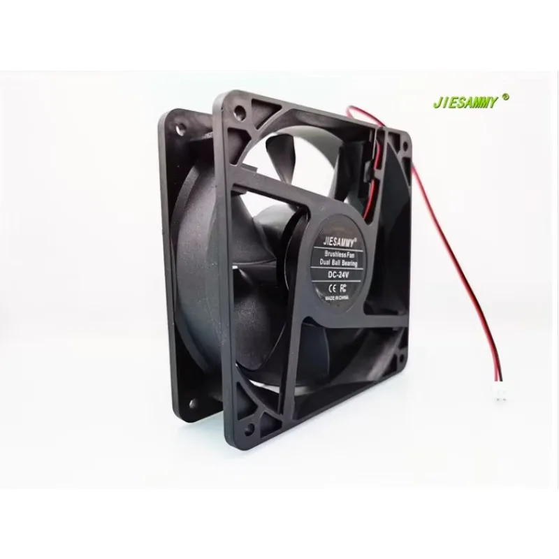 pa JIESAMMY double ball bearing 12038 24V 12V 5V variable frequency 12CM cm chassis cooling fan 120*120*38MM