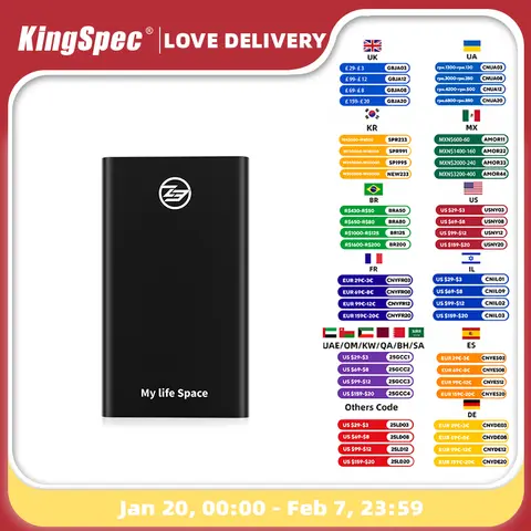 External SSD 120GB 1TB KingSpec