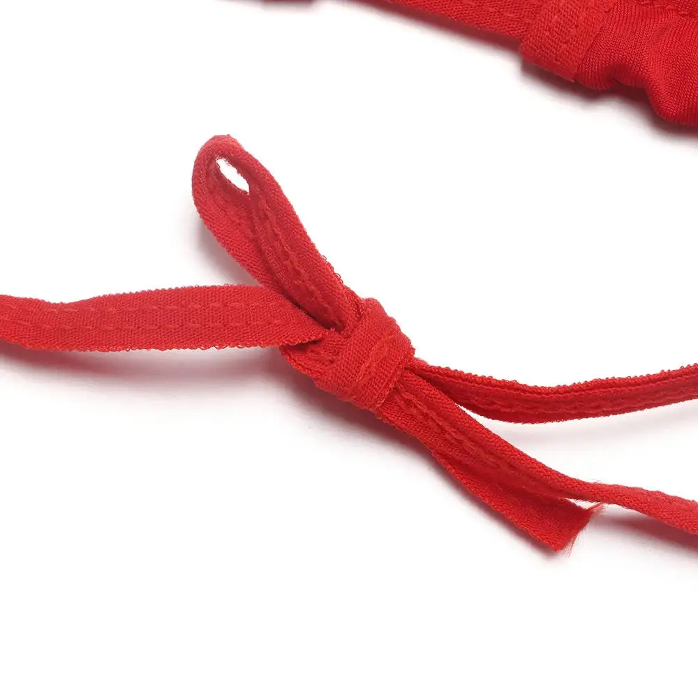 Solid Color Backless Adjustable Sexy Bra Set Underwear Panties Bralette