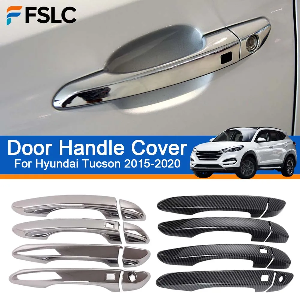 

Car Decoration Door Handle Cover For Hyundai Tucson 2015-2020 Cars Accessories Exterior Styling Upgrade Modify A Car