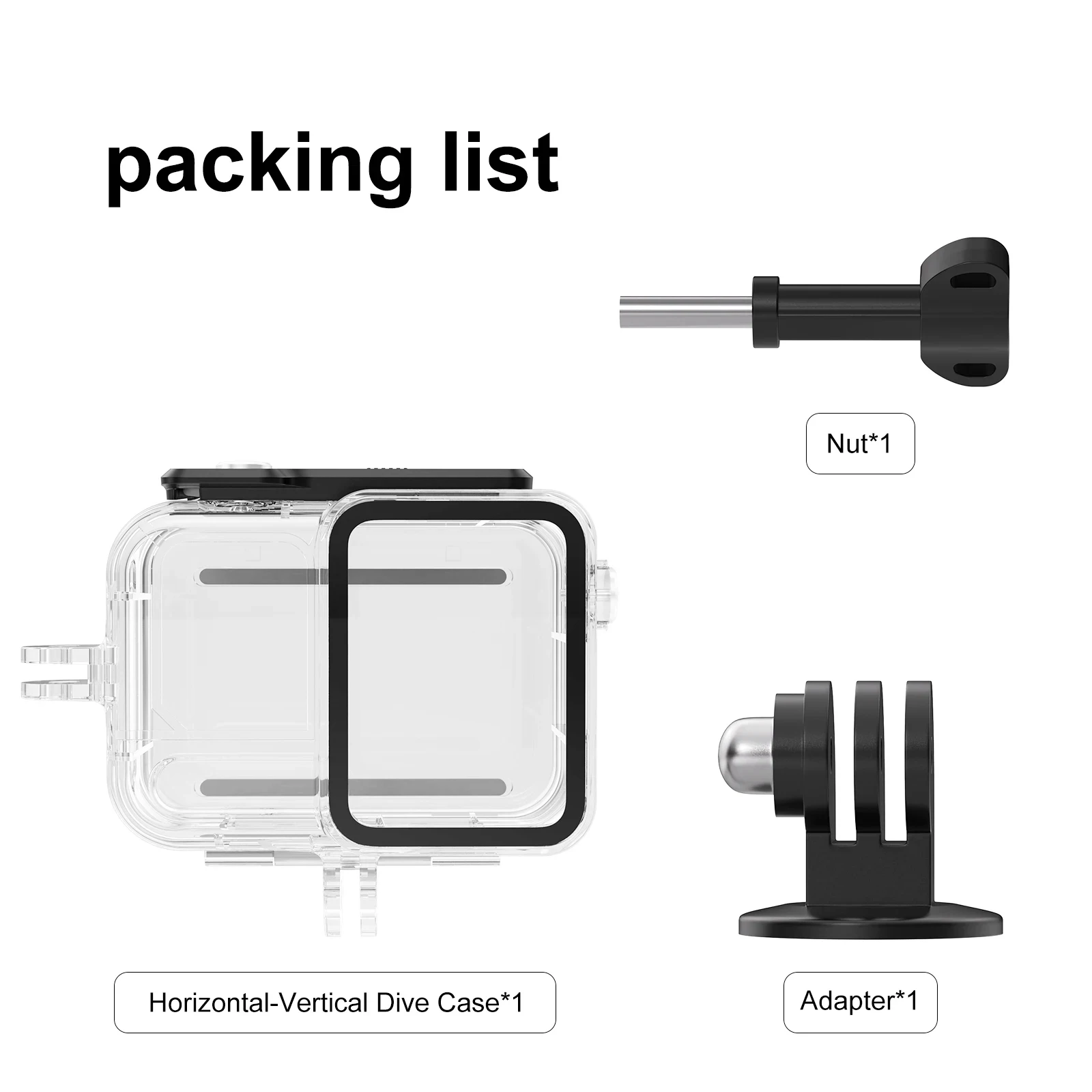 Probty-funda protectora impermeable para buceo, carcasa de buceo de 45M para Insta360 Ace Pro 2/Pro, accesorios para cámaras deportivas