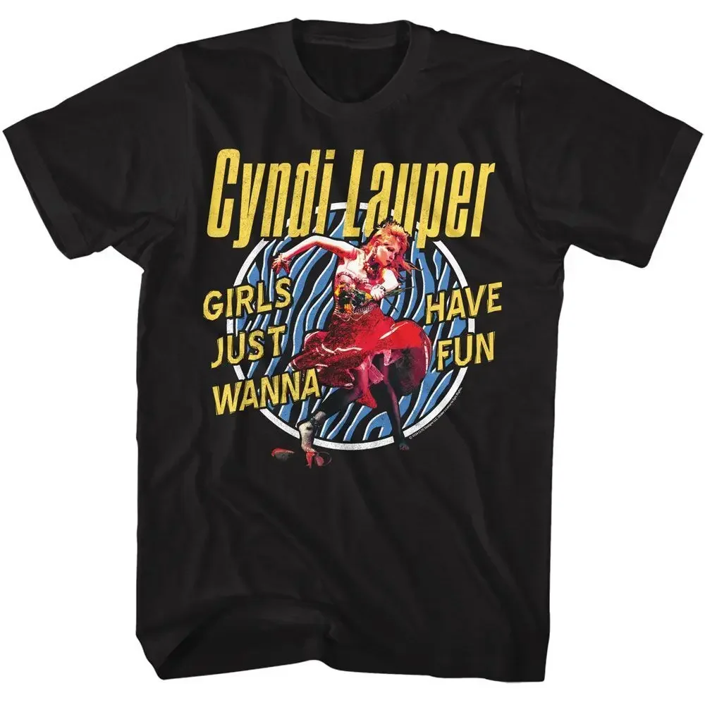 Cyndi Lauper Girls Just Wanna Music T Shirt