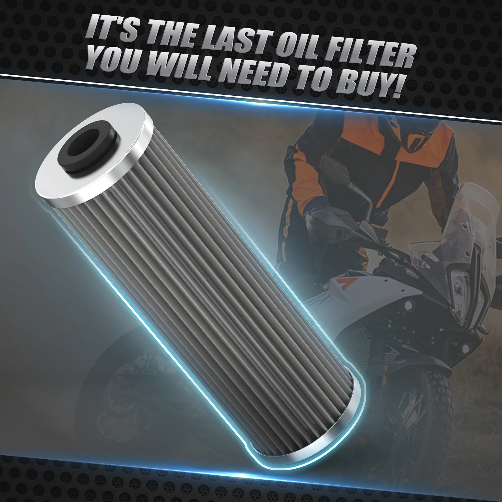 فلتر زيت مغناطيسي لـ KTM 790 890 950 990 1090 1190 1290 ADVENTURE/DUKE/SUPERMOTO 2003-2023 Husqvarna NORDEN 901 2022-2023