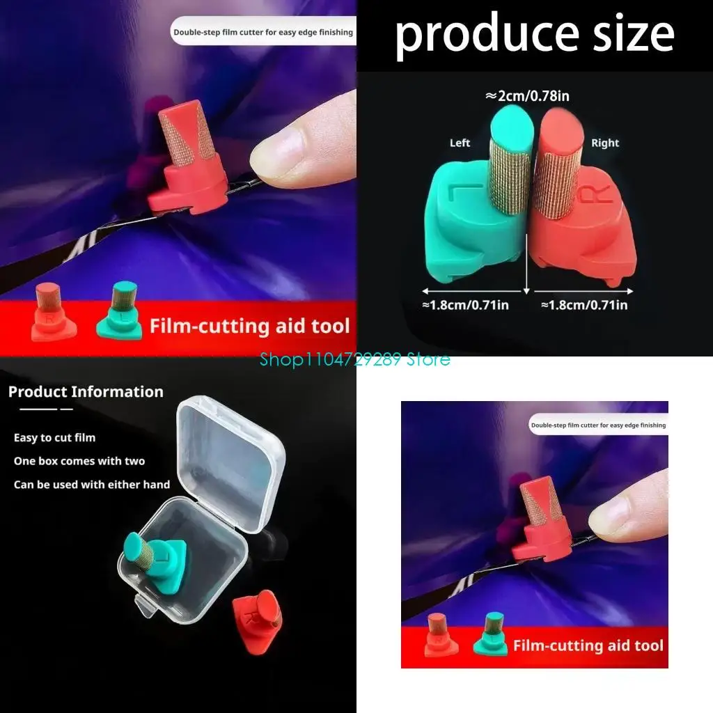 D8KE Pair Paint Film Cutting Guide Pair with Hold for Cleaner Vehicle Lines