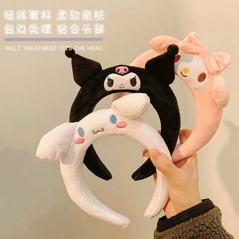

Sanrio cartoon cartoon characters children My melodyCinnamoroll wide-edged headband soft and unstretched cute headband wholesale