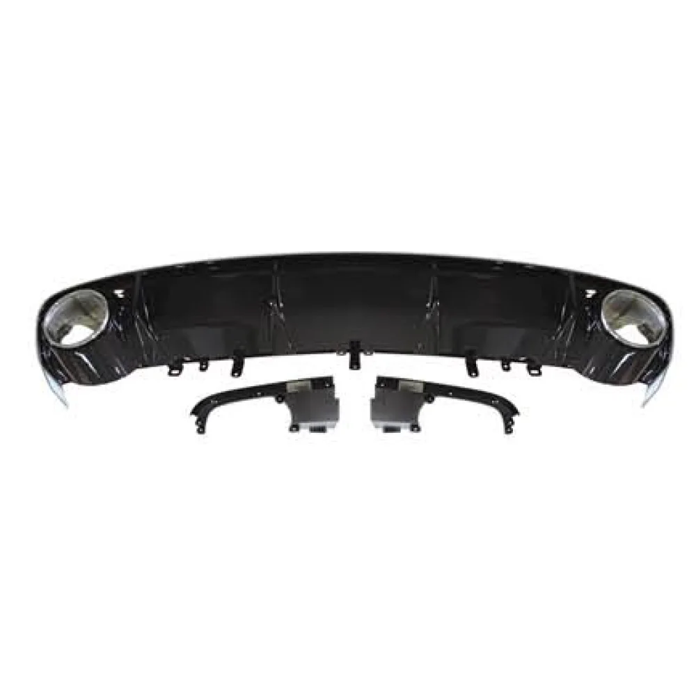 

Suitable for A6 grade RS6 rear diffuser, RS6 standard rear lip with tailpipe, suitable Suitable for Audi