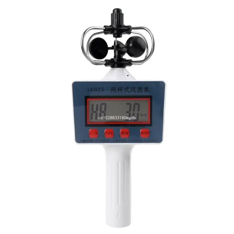 

Digital Windspeed Meter Gauge Multi-Function Air Meter Instrument Test Dropship