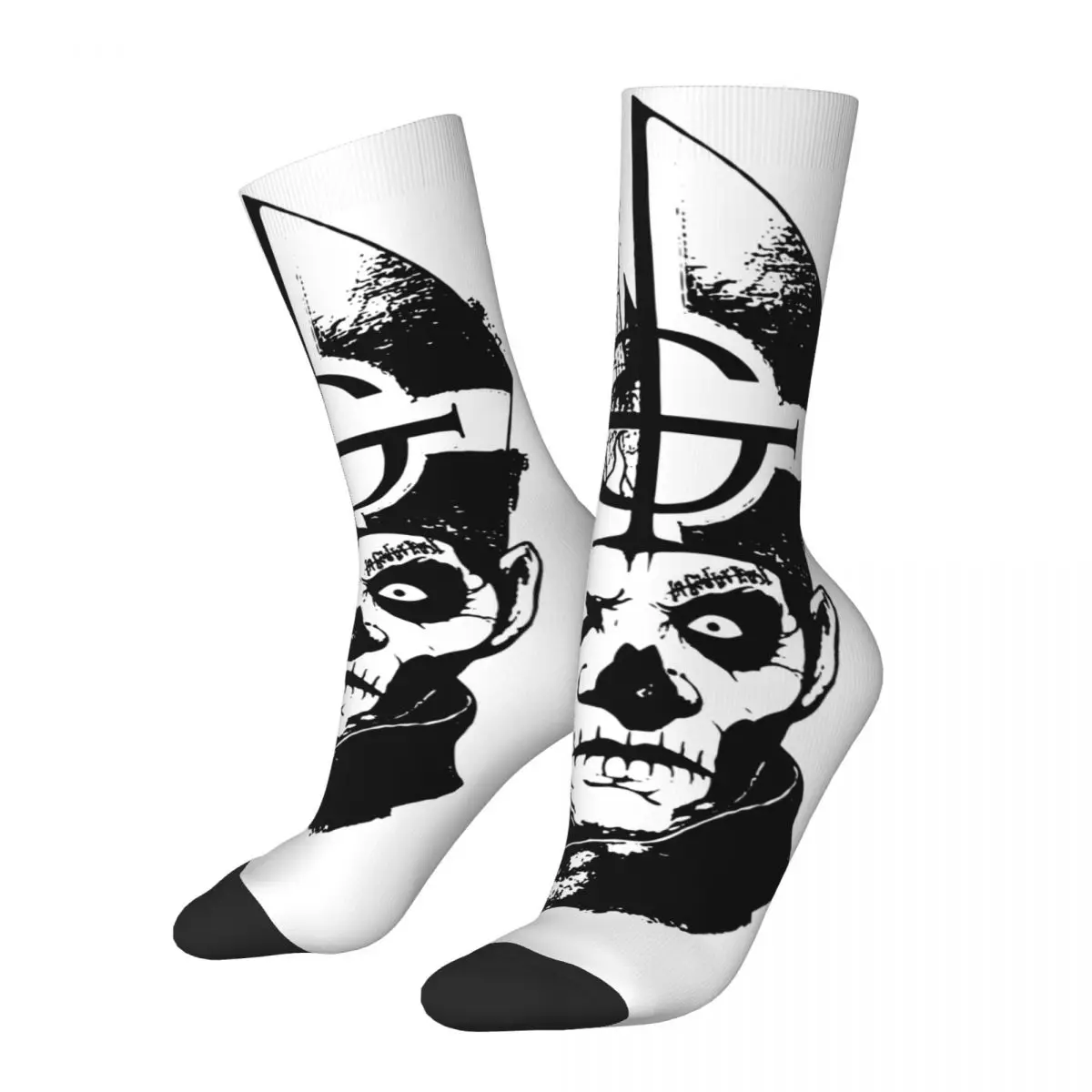 Autumn Winter Harajuku Unisex Papa Emeritus Ghost B.C. Socks Heavy Metal Sweat Absorbing Skateboard Socks