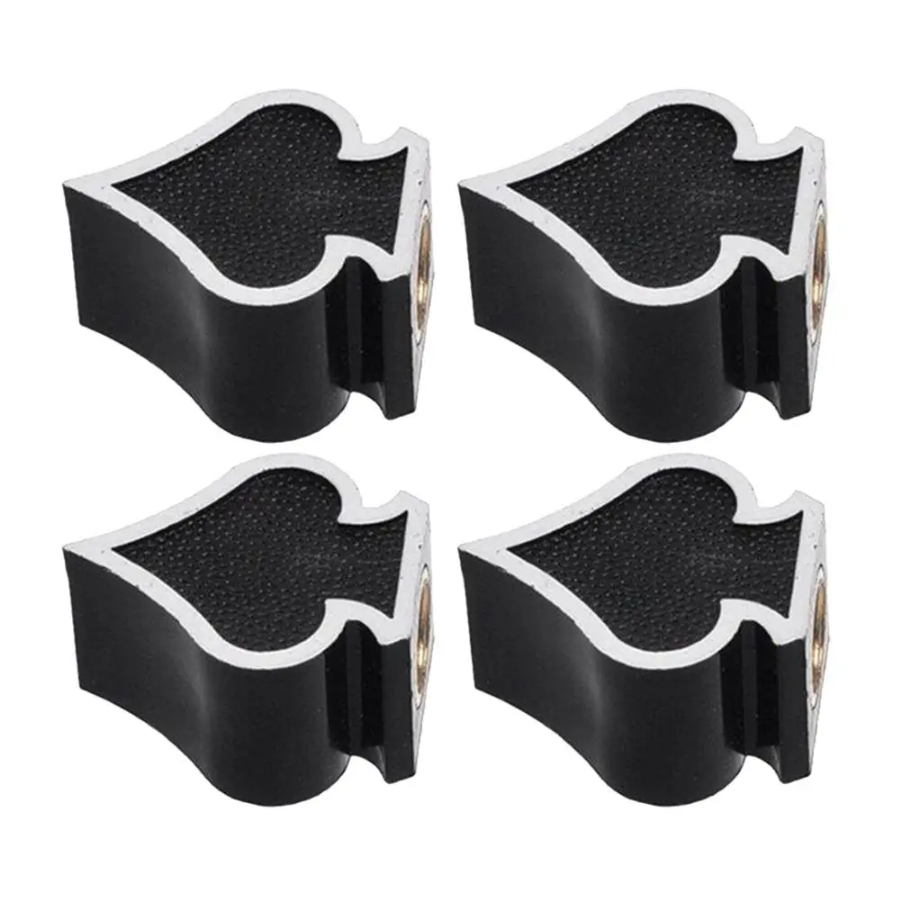 

4pcs Tire Valve Caps Heart Shaped Black ABS Copper Stem Dust Covers Car Motorcycle Truck Accessories Long Lasting Reliable