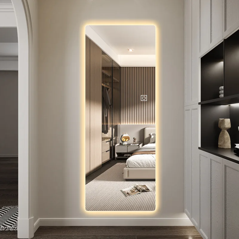 Men Bedroom Bathroom Mirror Square Wall Mirror Living Room Decoration Modern Full Body Girls Funky Espelhos Home Decorations