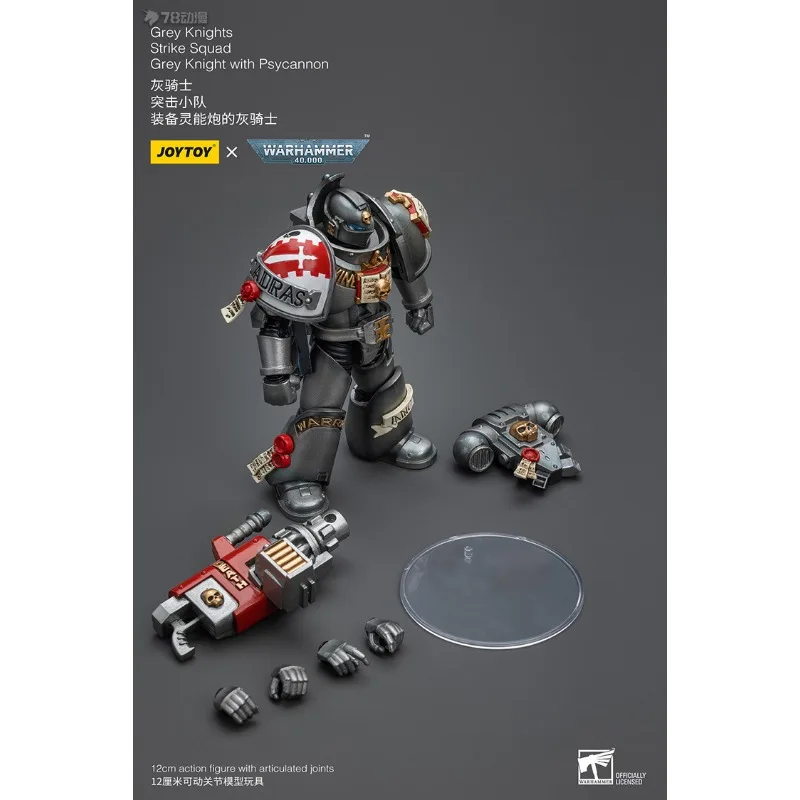 JOYTOY oryginalna seria Warhammer 40K szary rycerz Assault Team Anime Model postaci zabawki Model kolekcjonerski prezenty dla chłopców
