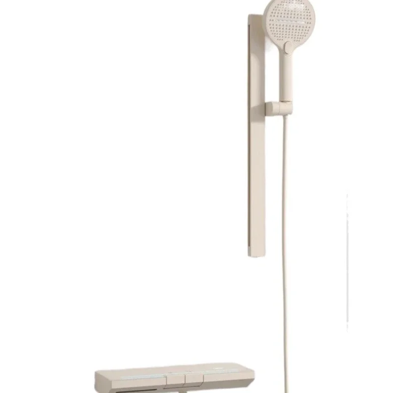 

Intelligent thermostatic shower set Household all-copper surface shower tank faucet can lift hot and cold pressurized7