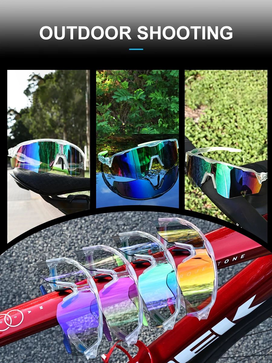 AliExpress PHMAX Cycling Sunglasses Bicycle Goggles Sports Polarised Chromatic Sunglasses Mountain Bike Racing Running Windproof Eyewear