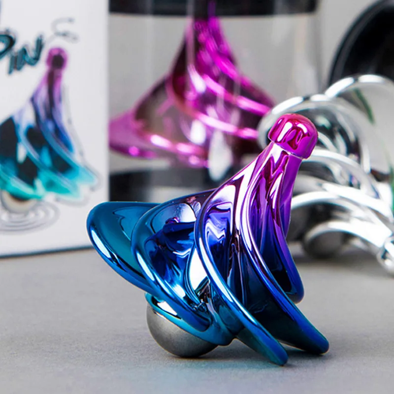 New Magnetic Wind-Powered Gyro, Popular Toy, Educational and Creative Stress-Relief Gyro, Colorful Wind-Blown Gyro with Magical
