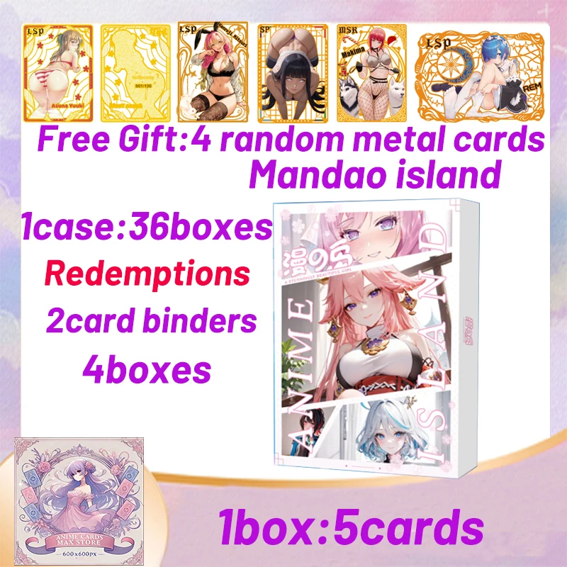 

2024 Newest Mandao IsLand Goddess Story Collection Card Waifu Swimsuit CCG ACG TCG World Trading Hobbies Gift