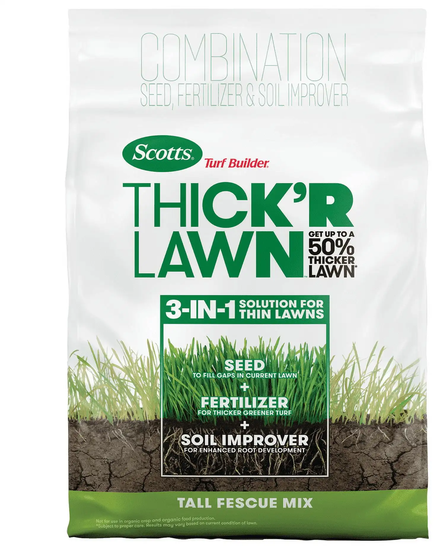 

Turf Builder THICK'R LAWN Tall Fescue Mix, 12 lbs.