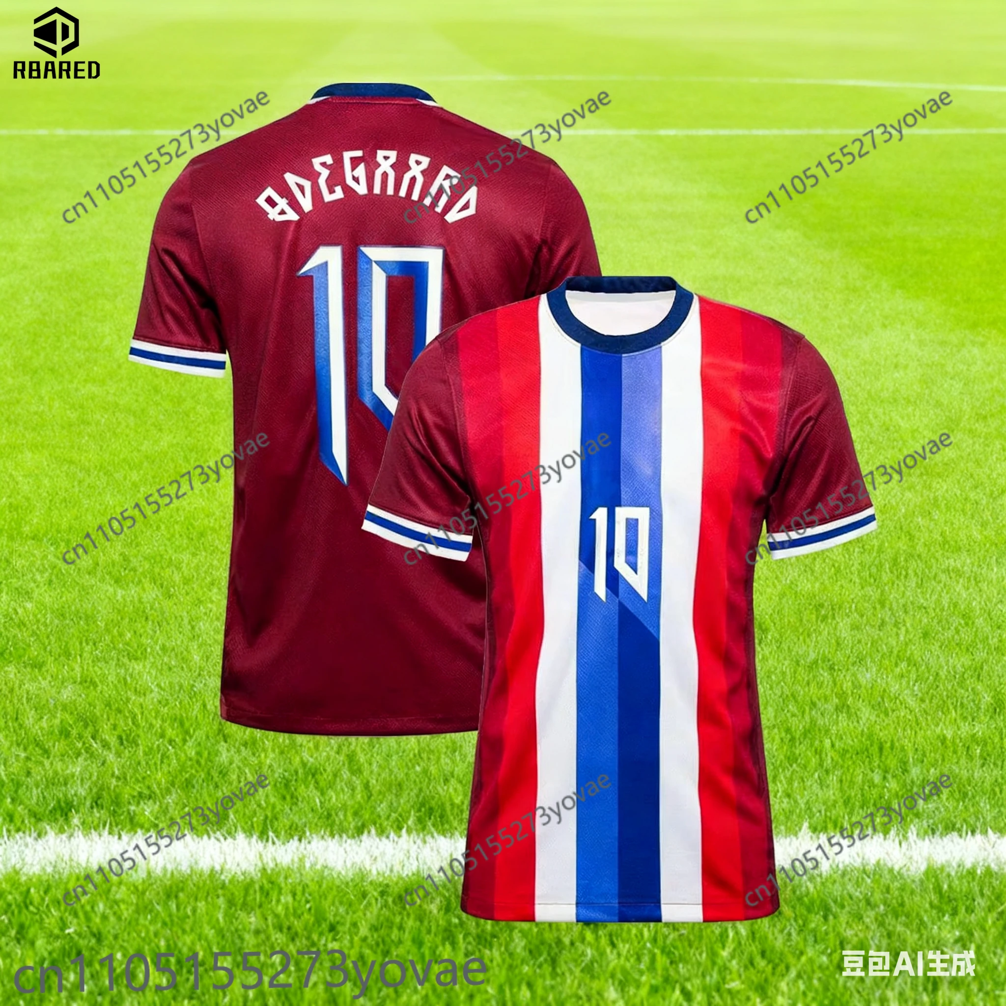 

3DPRINTED Norway Home Shirt Newest Man Outdoor Quick Dry Soccer Jersey Unisex Classic Casual Loose Exercise Jersey Tee