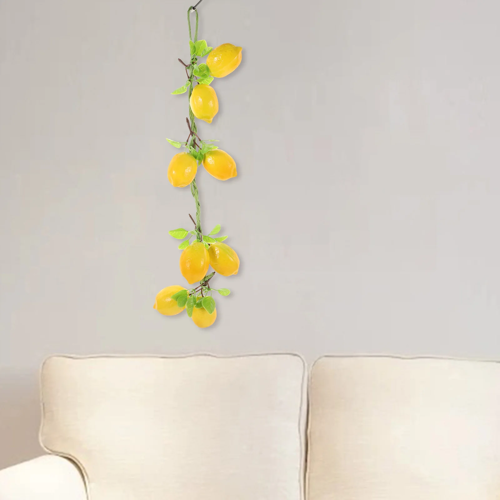 

Artificial Lemon Decorations Fake Fruit Lifelike Simulated Lemons Vibrant Yellow Kitchen Home Party Farmhouse Table Decor