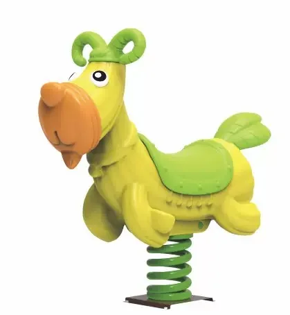 Durable Plastic Spring Rocking Horse, Children Toy Rocker, Dog Shaped Rocking Spring Rider, Park Equipment for Kids Play