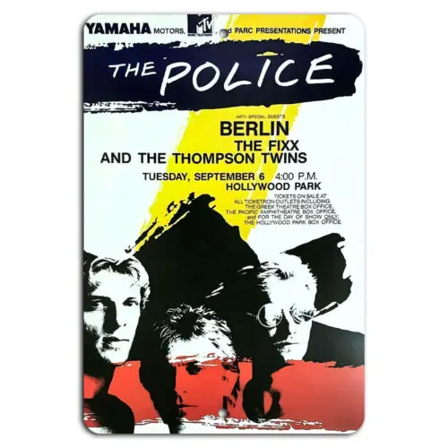 The Park Concert 1983 Metal Sign-Aluminum