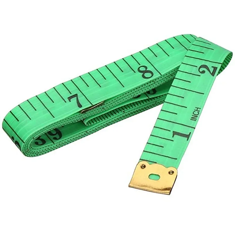 1.5m Body Measuring Ruler Sewing Tailor Tape Measure Mini Soft Flat Ruler Centimeter Meter Sewing Measuring Tape Random Color