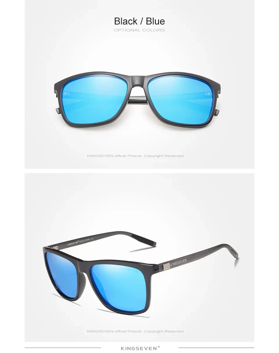 Kingseven neue Sonnenbrille für Männer polarisierte uv400 Augenschutz Linse Nachtsicht brille Damen accessoires Vintage Brillen – Detail 7