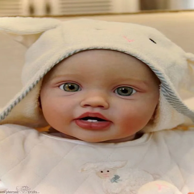 متوفر في المخزون دمى SANDIE Reborn Baby Lottie مقاس 24 بوصة غير مطلية للفتيات