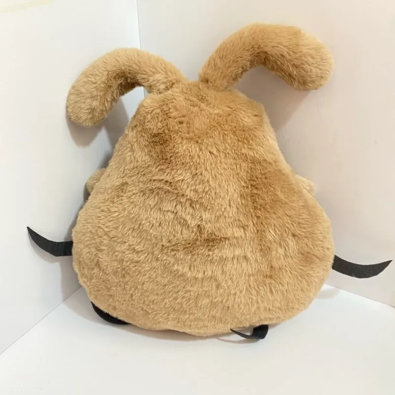 45Cm Hollow Knight Flea Dog Kawaii Brown Soft Plush Hug Pillow Holiday Sofa Rest Cushion Sleep Companionship Boy Holiday Gift