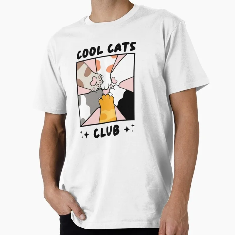 Stray Video Game Cat Graphic T‑Shirt O‑Neck Short Sleeve Unisex Tees Cyberpunk Stray Cat Print Casual Streetwear For Gamer Fans