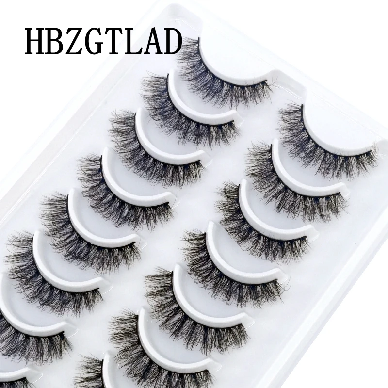 HBZGTLAD Russische Streifenwimpern, 10 Paar, 3D-Nerzwimpern, natürliche Wimpern, dramatische falsche Wimpern, Großhandel, Wimpernverlängerung – Detail 23