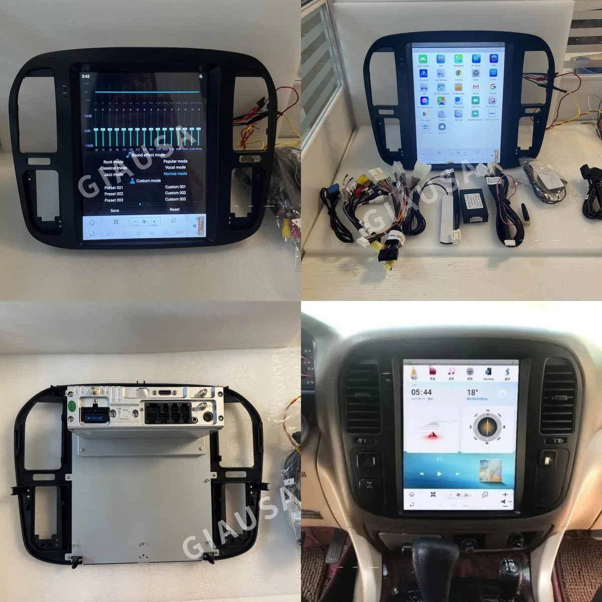 

8+256G Android 14.0 Car Radio For Lexus LX470 Toyota LC100 1992-2002 Stereo GPS Auto Navigation Video Multimedia Player Headunit