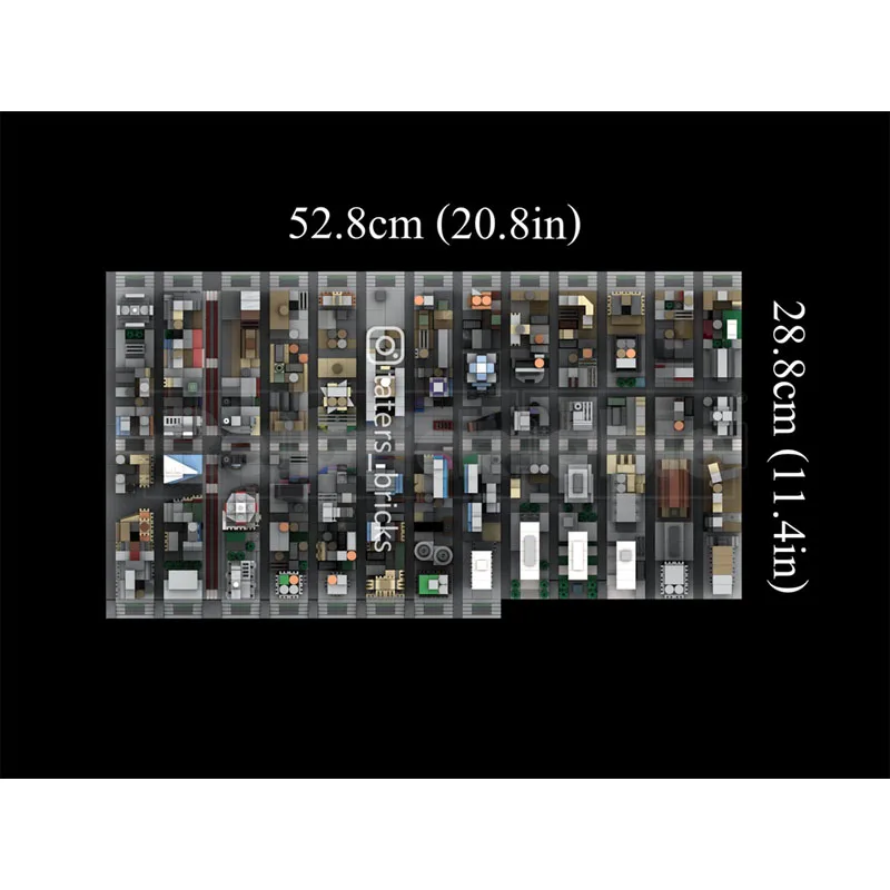 

MOC-228992 Theater Classic Times Square Building Brick Model 6086parts Creative Toys for Boys, Children, Birthday, and Christmas