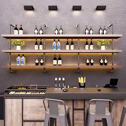 Présentoir à vin de luxe pour salon, porte-bouteille de vin T1, paupières moderne, meubles de bar