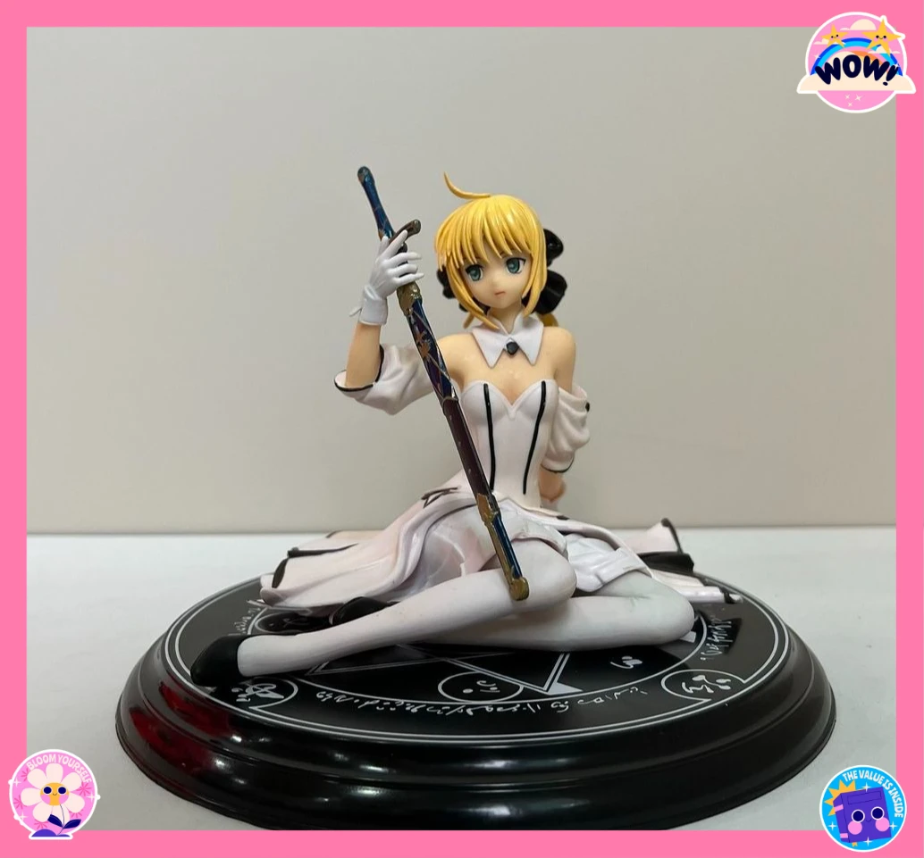 

Фигурка девушки в стиле аниме с изображением сидячего положения-коллекционная модель из ПВХ премиум-класса, милый белый стильный декор для фанатов, подарок