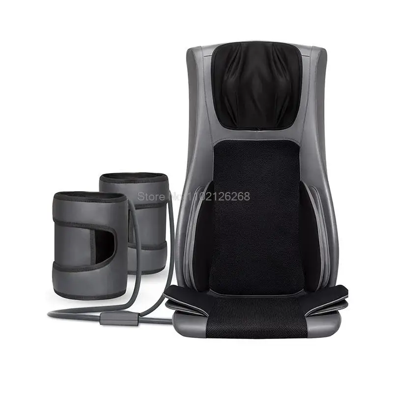 Whole Body Multifunctional Household S-type Massage Cushion Heating Massager Neck Back Vibration Tapping Massage Cushion Chair