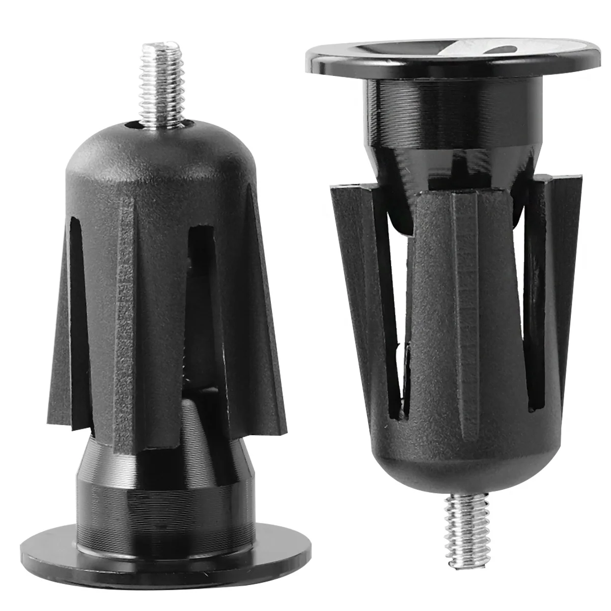 سبائك الألومنيوم المقود نهاية المقابس الذهبي قبضة الدراجة غطاء استبدال أجزاء لملحقات الدراجات النارية المقود