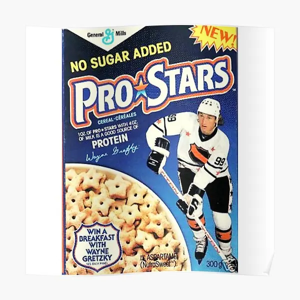 Pro Stars Cereal  Poster Painting Print Art Picture Decoration Funny Mural Wall Modern Vintage Room Home Decor No Frame