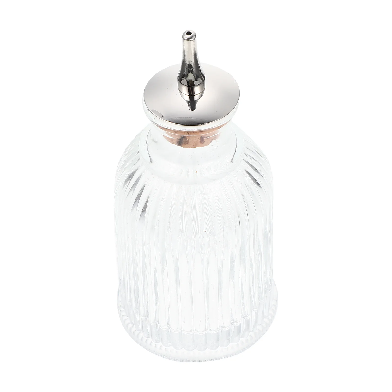 

Retro Embossed Glass Bitters Bottle Leak-Proof Bar Use With Stopper Transparent Decorative Bottle Home Hotel Restaurant Cocktail