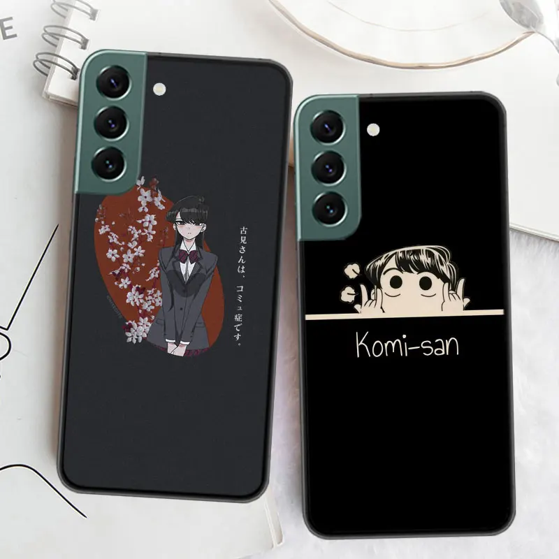 Anime Komi Shouko Cant Communicate Phone Case For Samsung A15 A25 A35 A55 Galaxy A70S A50S A30S A30 A40 A71 A51 A41 A31 A21 A11